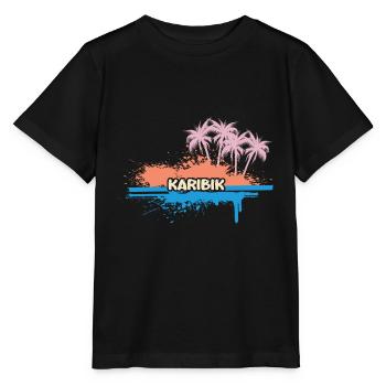Caribbean - Stanley/Stella MINI CREATOR Kids’ T-Shirt - black - Front - Mikhail (115cm)