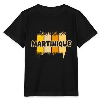 Martinique Martinique - T-shirt bio MINI CREATOR Stanley/Stella Enfant - noir - Devant - Mikhail (115cm)