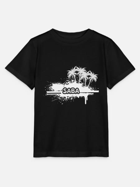 Urlaub Saba - Stanley/Stella Kinder T-Shirt MINI CREATOR - Schwarz