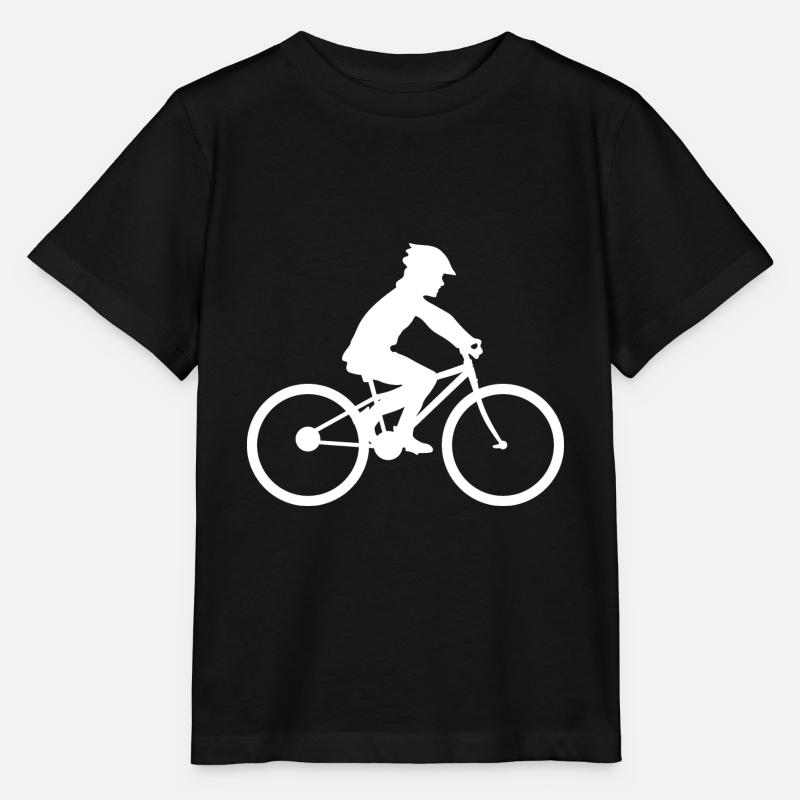 bicycle - Stanley/Stella MINI CREATOR Kids’ T-Shirt - black