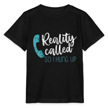 La réalité appelée so i hung up 2 - T-shirt bio MINI CREATOR Stanley/Stella Enfant - noir - Devant - Mikhail (115cm)