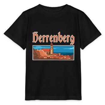 Herrenberg Stadt Altstadt Deutschland - Stanley/Stella Kinder T-Shirt MINI CREATOR  - Schwarz - Vorne - Mikhail (115cm)