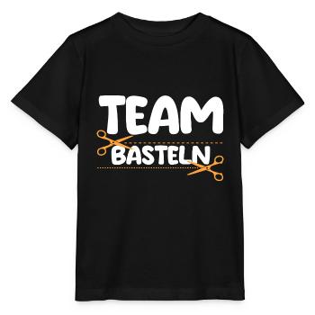 Bastler Bastelunterricht Basteln - Stanley/Stella Kinder T-Shirt MINI CREATOR  - Schwarz - Vorne - Mikhail (115cm)