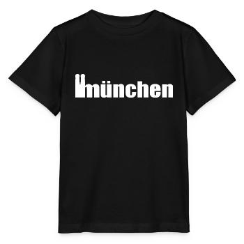 Servus - Gruß aus München - Frauenkirche - Stanley/Stella Kinder T-Shirt MINI CREATOR  - Schwarz - Vorne - Mikhail (115cm)