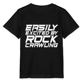 Facilement excité par l’escalade - T-shirt bio MINI CREATOR Stanley/Stella Enfant - noir - Devant - Mikhail (115cm)