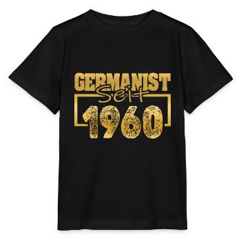 1960 - Stanley/Stella MINI CREATOR Kids’ T-Shirt - black - Front - Mikhail (115cm)