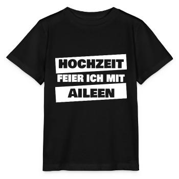 Aileen - Stanley/Stella Kinder T-Shirt MINI CREATOR  - Schwarz - Vorne - Mikhail (115cm)