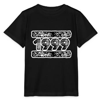 1999 1999 - T-shirt bio MINI CREATOR Stanley/Stella Enfant - noir - Devant - Mikhail (115cm)