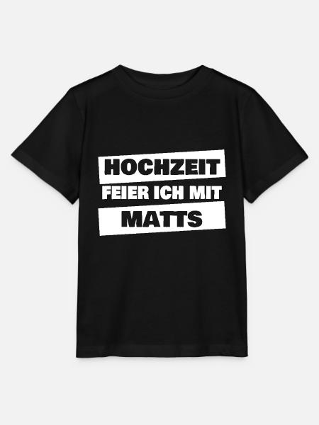 JGA Matts - Stanley/Stella Kinder T-Shirt MINI CREATOR - Schwarz