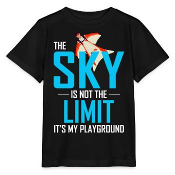 Wingsuit fliegen Base Jumping Fallschirmspringen Wingsuiting - Stanley/Stella Kinder T-Shirt MINI CREATOR  - Schwarz - Vorne - Mikhail (115cm)