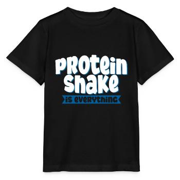 Protein Shake Is Everything 4 - Stanley/Stella MINI CREATOR Kids’ T-Shirt - black - Front - Mikhail (115cm)
