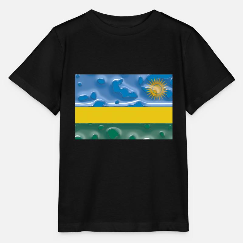 Rwanda - T-shirt bio MINI CREATOR Stanley/Stella Enfant - noir
