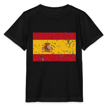 Spain - Stanley/Stella MINI CREATOR Kids’ T-Shirt - black - Front - Mikhail (115cm)