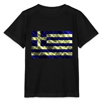 Griechenland - Stanley/Stella Kinder T-Shirt MINI CREATOR  - Schwarz - Vorne - Mikhail (115cm)