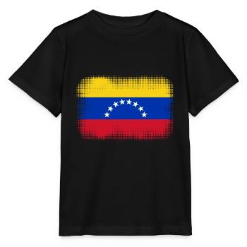 Venezuela - Stanley/Stella MINI CREATOR Kids’ T-Shirt - black - Front - Mikhail (115cm)