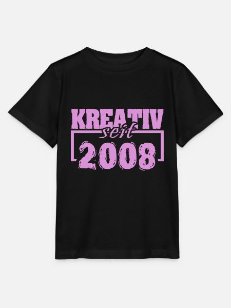 2008 - Stanley/Stella Kinder T-Shirt MINI CREATOR  - Schwarz