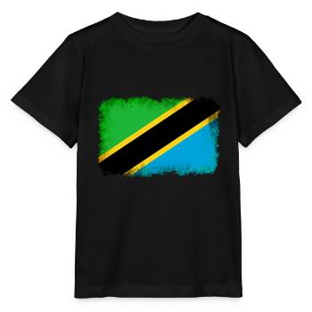 Geschenk für Tansania - Stanley/Stella Kinder T-Shirt MINI CREATOR  - Schwarz - Vorne - Mikhail (115cm)