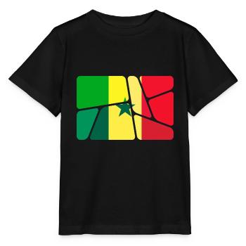 Sénégal - T-shirt bio MINI CREATOR Stanley/Stella Enfant - noir - Devant - Mikhail (115cm)