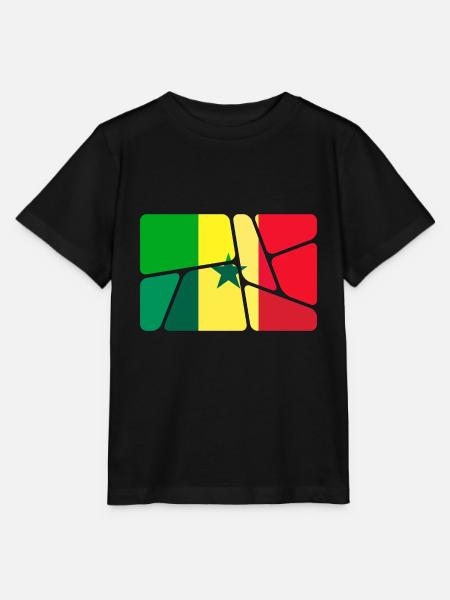 Senegal - Stanley/Stella Kinder T-Shirt MINI CREATOR  - Schwarz