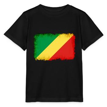 Republik Kongo - Stanley/Stella Kinder T-Shirt MINI CREATOR  - Schwarz - Vorne - Mikhail (115cm)
