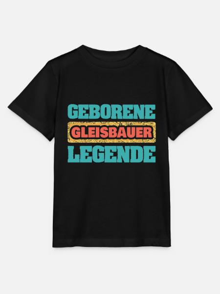 Geschenk für Gleisbauer - Stanley/Stella Kinder T-Shirt MINI CREATOR - Schwarz