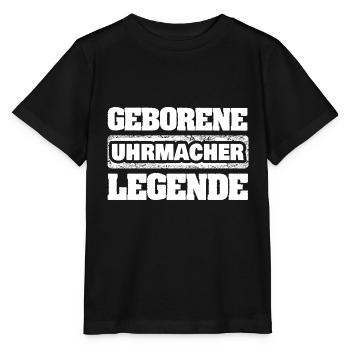 Horloger - T-shirt bio MINI CREATOR Stanley/Stella Enfant - noir - Devant - Mikhail (115cm)