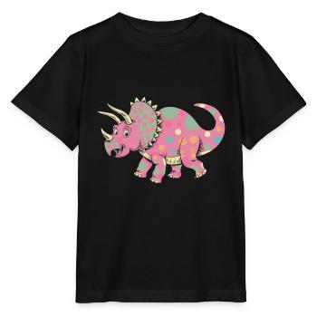 Dinosaure - T-shirt bio MINI CREATOR Stanley/Stella Enfant - noir - Devant - Mikhail (115cm)
