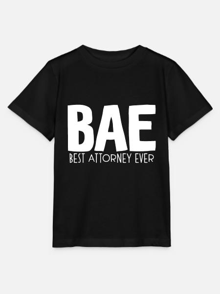 Bae Best Attorney Ever - Stanley/Stella Kinder T-Shirt MINI CREATOR - Schwarz
