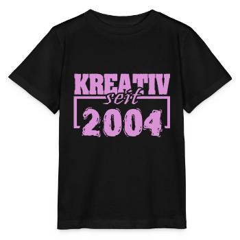 Créatif 2004 - T-shirt bio MINI CREATOR Stanley/Stella Enfant - noir - Devant - Mikhail (115cm)