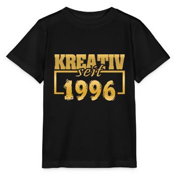 Kunst 1996 - Stanley/Stella Kinder T-Shirt MINI CREATOR  - Schwarz - Vorne - Mikhail (115cm)