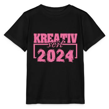 Malerei 2024 - Stanley/Stella Kinder T-Shirt MINI CREATOR  - Schwarz - Vorne - Mikhail (115cm)