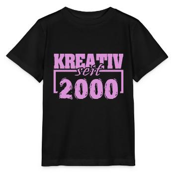 2000 2000 - T-shirt bio MINI CREATOR Stanley/Stella Enfant - noir - Devant - Mikhail (115cm)