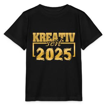 Concepteur de sites Web 2025 - T-shirt bio MINI CREATOR Stanley/Stella Enfant - noir - Devant - Mikhail (115cm)