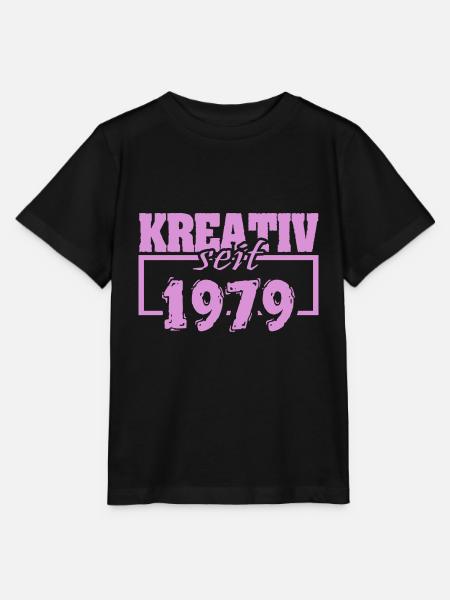 1979 - Stanley/Stella Kinder T-Shirt MINI CREATOR - Schwarz
