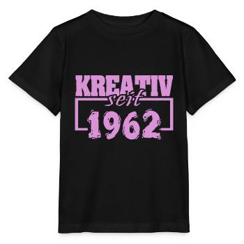 Créatif 1962 - T-shirt bio MINI CREATOR Stanley/Stella Enfant - noir - Devant - Mikhail (115cm)