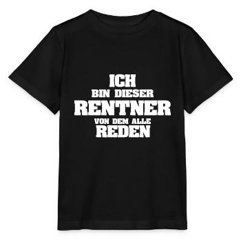 Beruf Rentner - Stanley/Stella Kinder T-Shirt MINI CREATOR  - Schwarz - Vorne - Mikhail (115cm)
