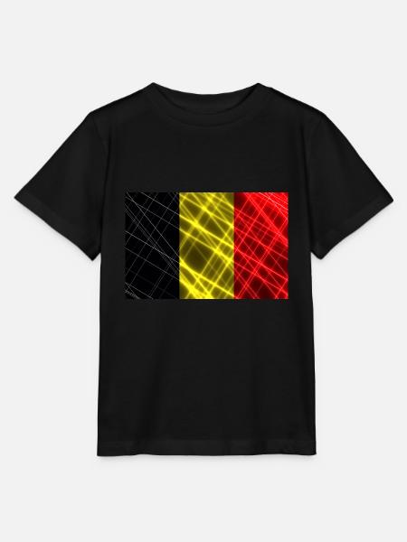 Belgien - Stanley/Stella Kinder T-Shirt MINI CREATOR  - Schwarz