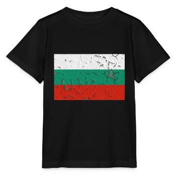Vacances Bulgarie - T-shirt bio MINI CREATOR Stanley/Stella Enfant - noir - Devant - Mikhail (115cm)
