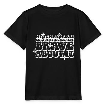 Survivant de maux de ventre Mon ventre fait mal Drôle de lactose - T-shirt bio MINI CREATOR Stanley/Stella Enfant - noir - Devant - Mikhail (115cm)
