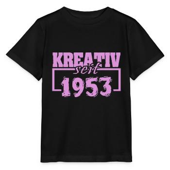 Kreativ 1953 - Stanley/Stella Kinder T-Shirt MINI CREATOR  - Schwarz - Vorne - Mikhail (115cm)