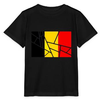 Land Belgien - Stanley/Stella Kinder T-Shirt MINI CREATOR  - Schwarz - Vorne - Mikhail (115cm)
