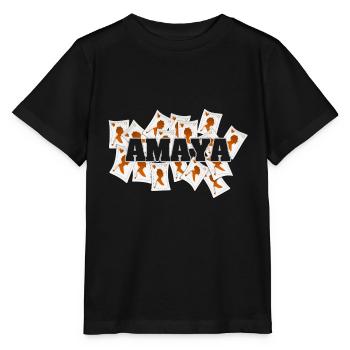 Vegas Amaya - T-shirt bio MINI CREATOR Stanley/Stella Enfant - noir - Devant - Mikhail (115cm)
