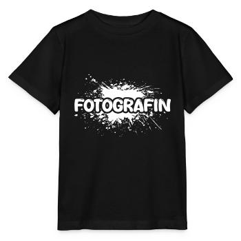 Fotografin als Job - Stanley/Stella Kinder T-Shirt MINI CREATOR  - Schwarz - Vorne - Mikhail (115cm)
