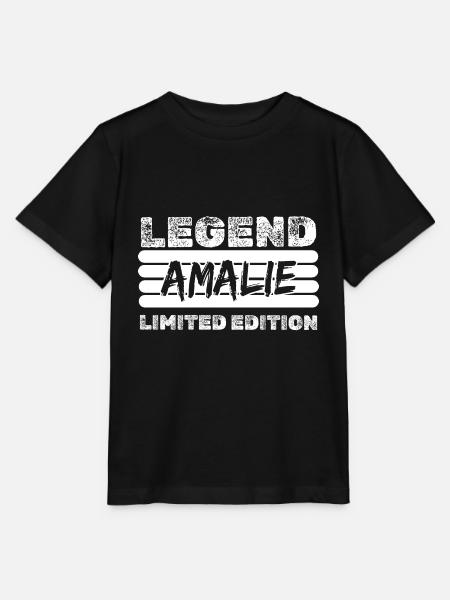Vorname Amalie - Stanley/Stella Kinder T-Shirt MINI CREATOR - Schwarz