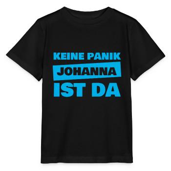 Prénom Johanna - T-shirt bio MINI CREATOR Stanley/Stella Enfant - noir - Devant - Mikhail (115cm)