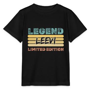 Cadeau pour Leevi - T-shirt bio MINI CREATOR Stanley/Stella Enfant - noir - Devant - Mikhail (115cm)