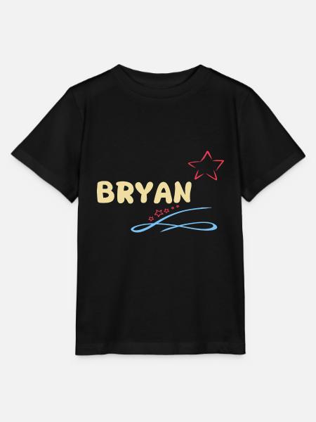 Geschenk Bryan - Stanley/Stella Kinder T-Shirt MINI CREATOR - Schwarz