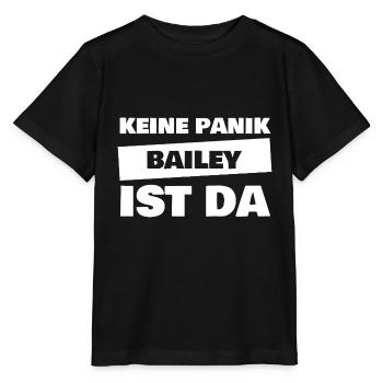 First name Bailey - Stanley/Stella MINI CREATOR Kids’ T-Shirt - black - Front - Mikhail (115cm)