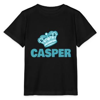 Casper als Vorname - Stanley/Stella Kinder T-Shirt MINI CREATOR  - Schwarz - Vorne - Mikhail (115cm)