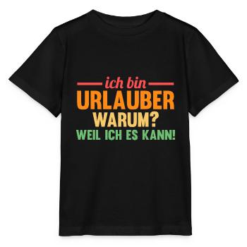 Sommerurlaub Urlauber Urlaub - Stanley/Stella Kinder T-Shirt MINI CREATOR  - Schwarz - Vorne - Mikhail (115cm)